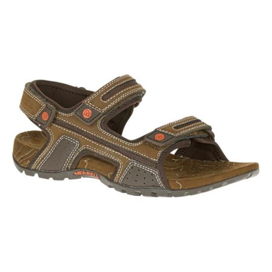 Merrell Men\'s Sandspur Oak Sandals Size 13 Dark Earth Potters Clay Men main image 4