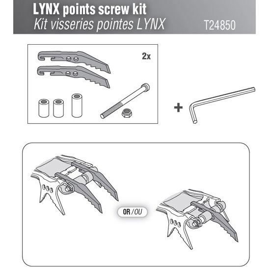  petzl Kit mit Frontzacken für Lynx, x 2