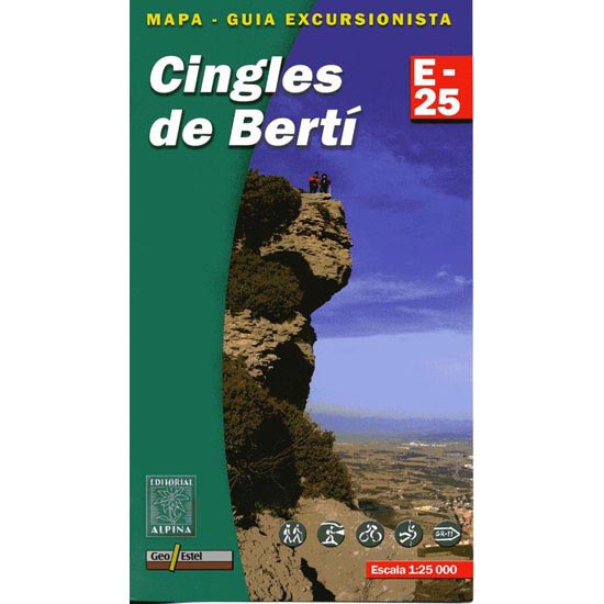  ed. alpina Mapa Cingles de Bertí E-25