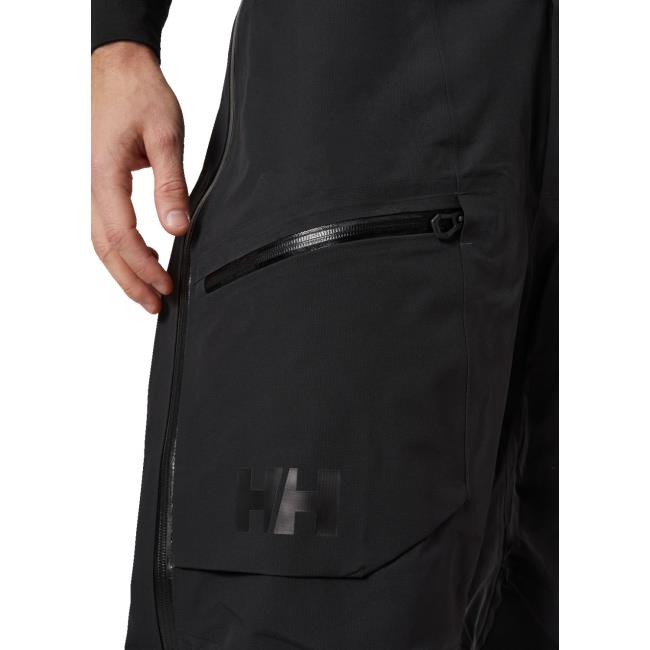 helly hansen Pants RIDGE INFINITY BIB SHELL Black