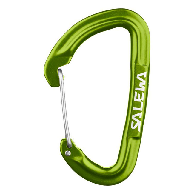 salewa  Hot G3 Wire Carabiner Fluo Green
