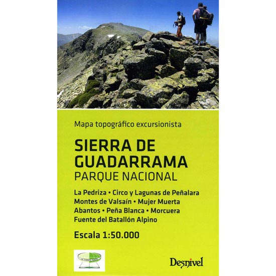  ed. desnivel Mapa P.N Sierra Guadarrama 1:50000