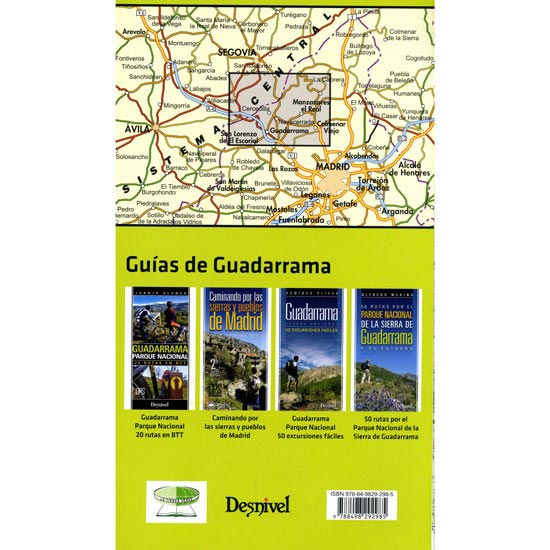  ed. desnivel Mapa P.N Sierra Guadarrama 1:50000