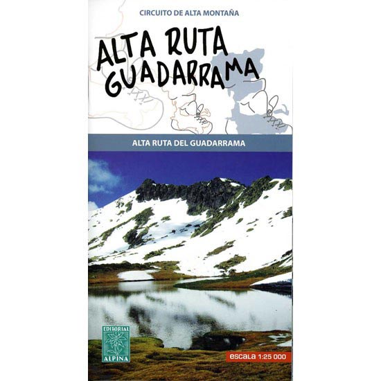 ed. alpina Mapa alta Ruta guadarrama 1:25000