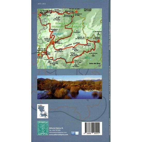  ed. alpina Mapa alta Ruta guadarrama 1:25000