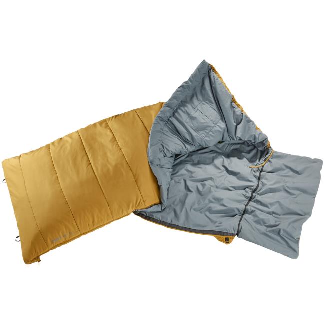 Slaapzak deuter Orbit SQ +6° LZ Caramel-Teal