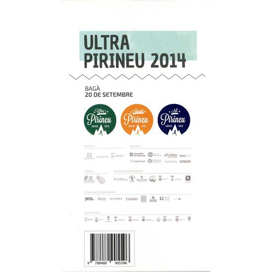  ed. alpina Mapa Ultra Pirineu 2014 1:30000