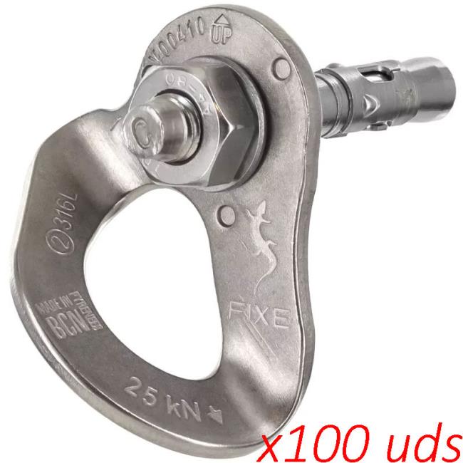  fixe Fixe 1 316L M10 + Bolt M10x70 (100Uni)