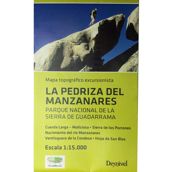  ed. desnivel Mapa la Pedriza del Manzanares 1:15000