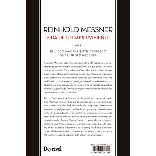  ed. desnivel Reinhold Messner Vida de un supervivient.