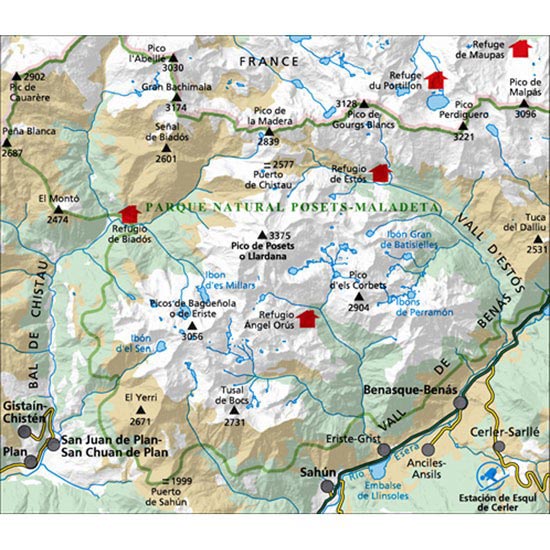  ed. alpina Mapa Posets Perdiguero E25