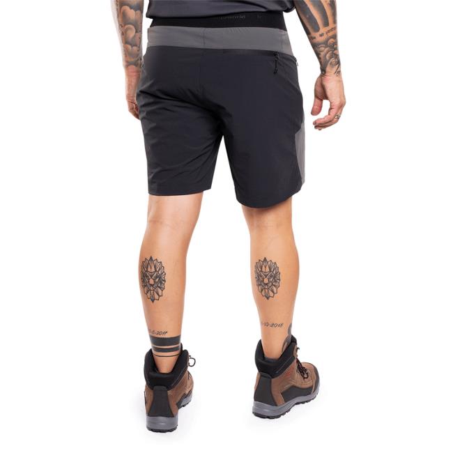 Trangoworld Pant. Corto Hornavan Gris/negro