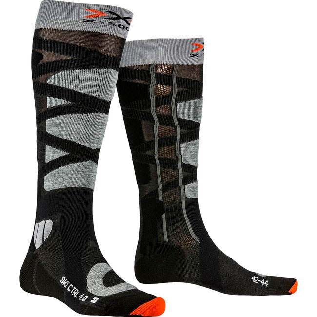  xsocks Ski Control 4.0 Anth Mel/Stngry Mel