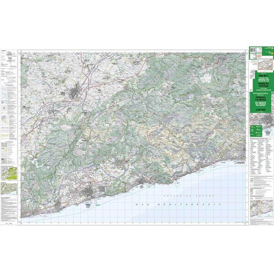  ed. icc (catalunya) Mapa Vilanova i la Geltrú 1:25000