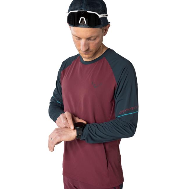 Dynafit Alpine Pro M L/s Tee Burgundy/3010