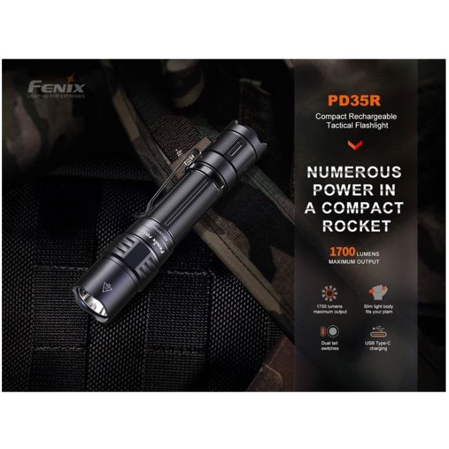 Linterna fenix PD35R 1700 lumens