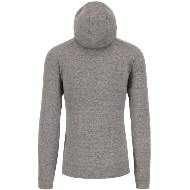 Megztinis Karpos Easyfrizz Full-zip Hoodie Black Melange