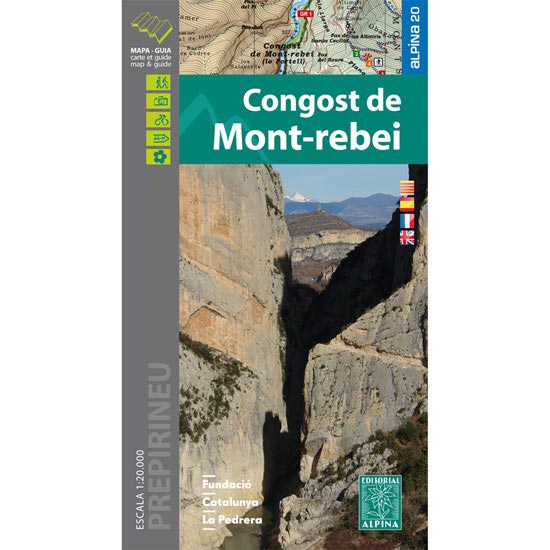  ed. alpina Mapa Congost de Mont-rebei