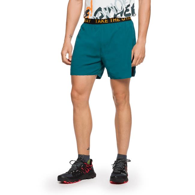 Trangoworld Pant. Corto Servoz Verde Oscuro