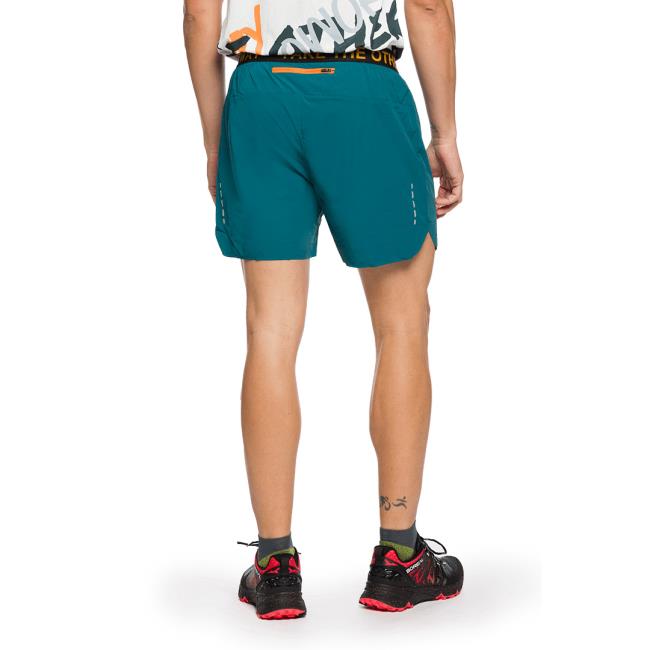 Trangoworld Pant. Corto Servoz Verde Oscuro