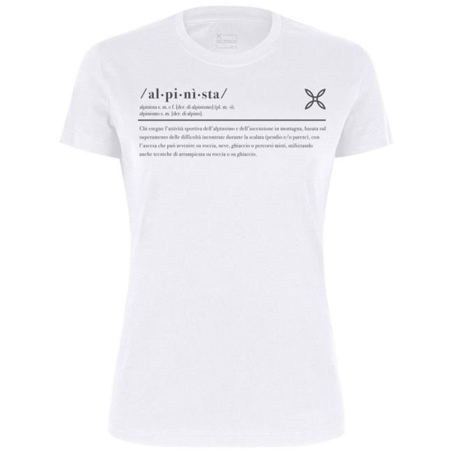  montura ALPINIST T-SHIRT WOMAN Bianco
