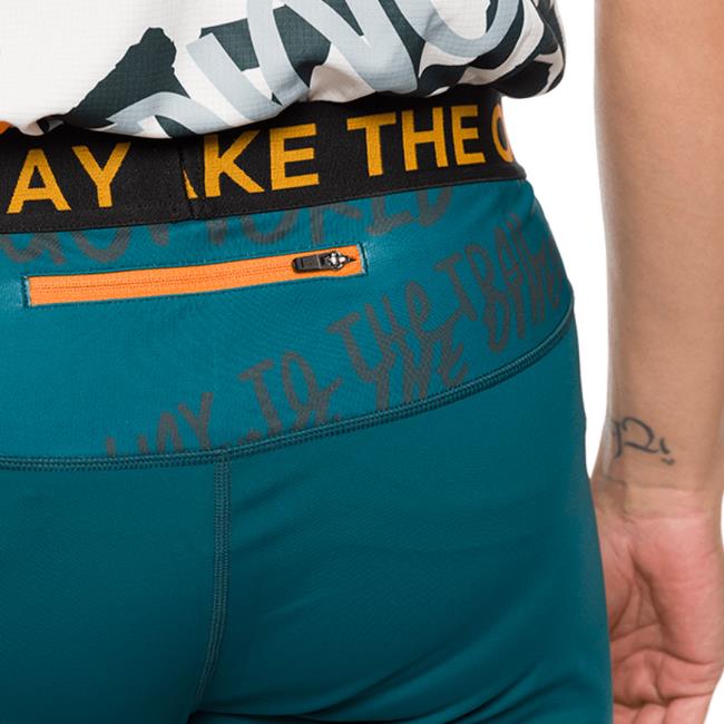 Trangoworld Pant. Corto Bocharz Verde Oscuro