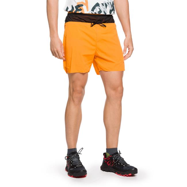 Trangoworld Pant. Corto Grotte Naranja