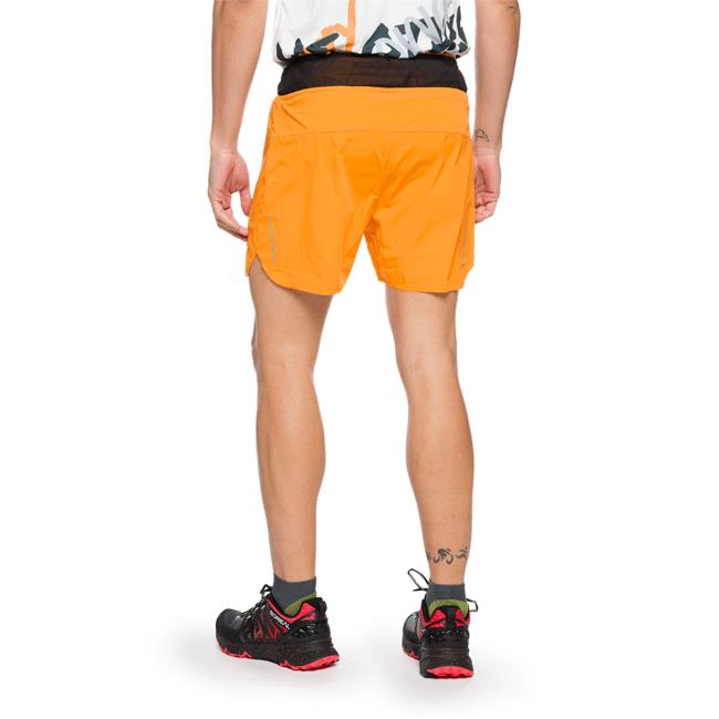 Trangoworld Pant. Corto Grotte Naranja