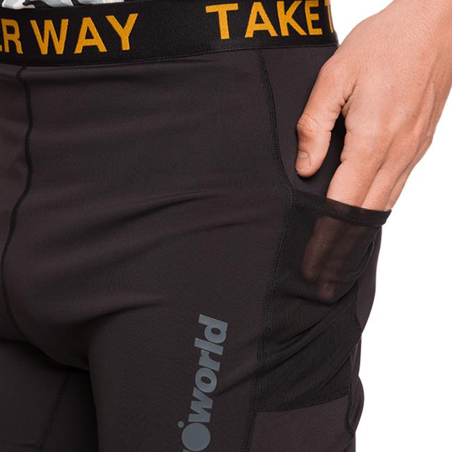 Trangoworld Pant. Corto Bocharz Negro