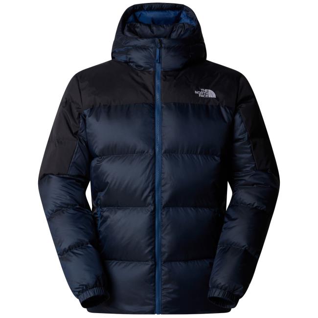  the north face M DIABLO DOWN HOODIE Shady Blue Black He