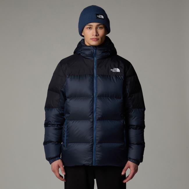  the north face M DIABLO DOWN HOODIE Shady Blue Black He