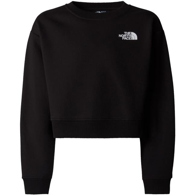  the north face G CROP OVERSIZE CUTLINE CREW Tnf Black