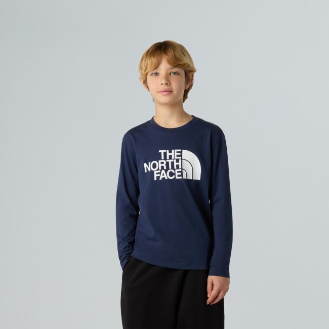 The North Face Teen Easy L/s Tee Summit Navy