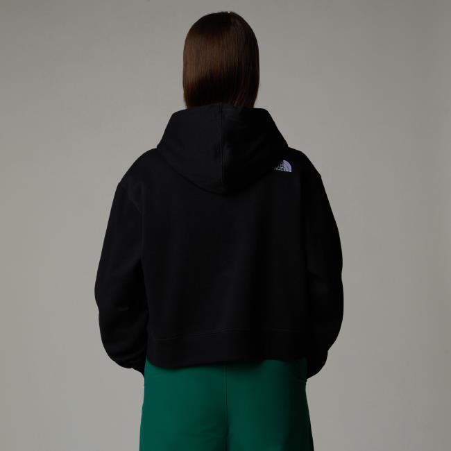 The North Face W Essential Crop Hoodie Tnf Black