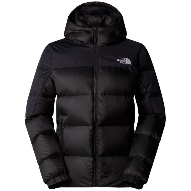  the north face W DIABLO DOWN HOODIE Tnf Black Heather/T