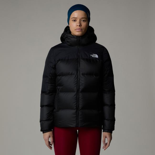  the north face W DIABLO DOWN HOODIE Tnf Black Heather/T