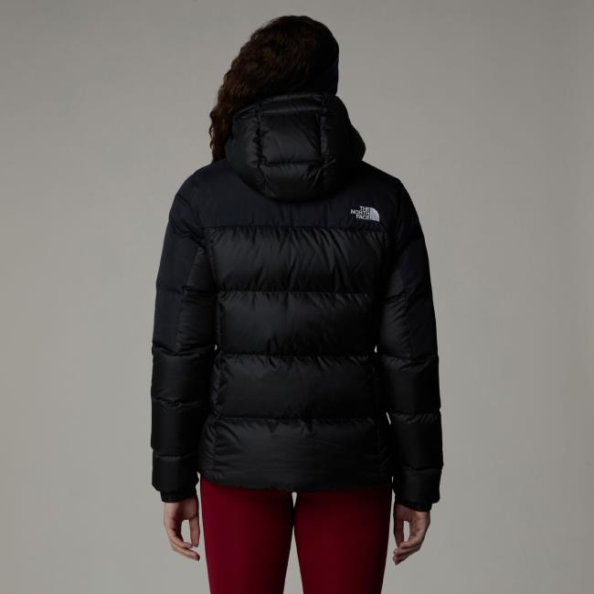  the north face W DIABLO DOWN HOODIE Tnf Black Heather/T
