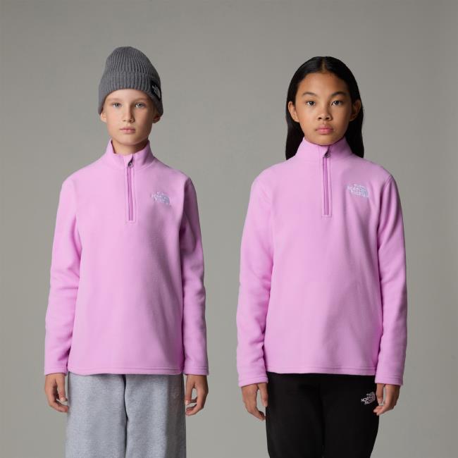  the north face TEEN GLACIER 1/4 ZIP PULLOVER Dragonfrui