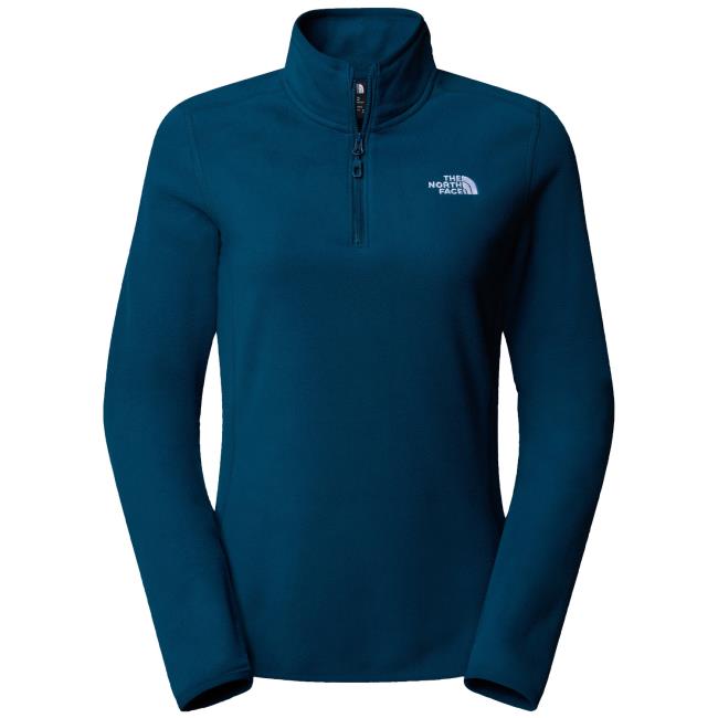  the north face W 100 GLACIER 1/4 ZIP Midnight Petrol