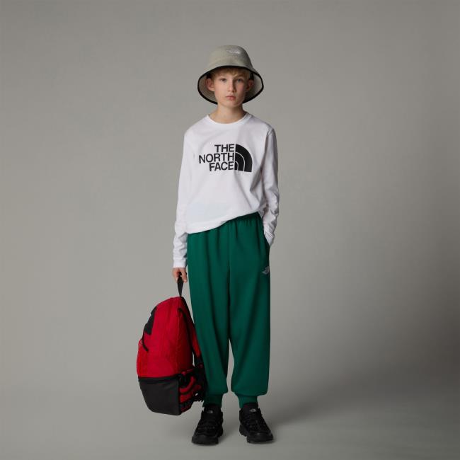  the north face TEEN EASY L/S TEE Tnf White