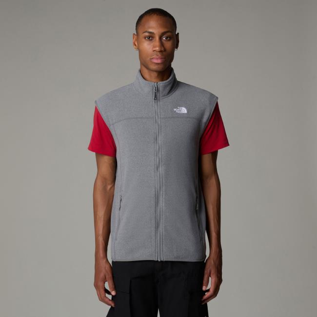  the north face M 100 GLACIER VEST Tnf Medium Grey Heath