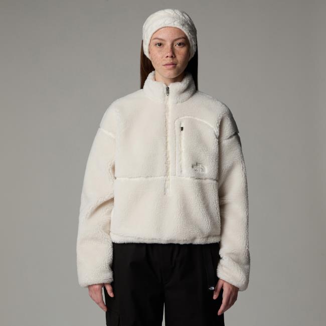 The North Face W Extreme Pile Pullover 2 White Dune