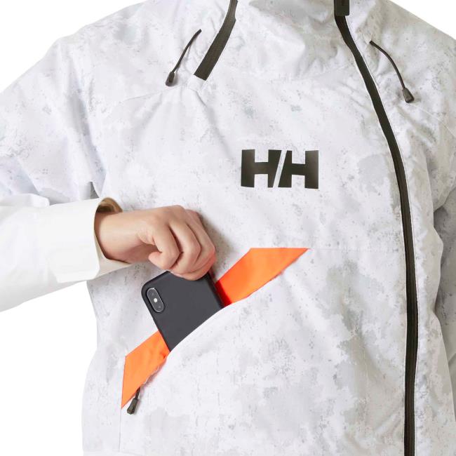 Jas helly hansen POWCHASER ASYM JAC Grey Fog Snow