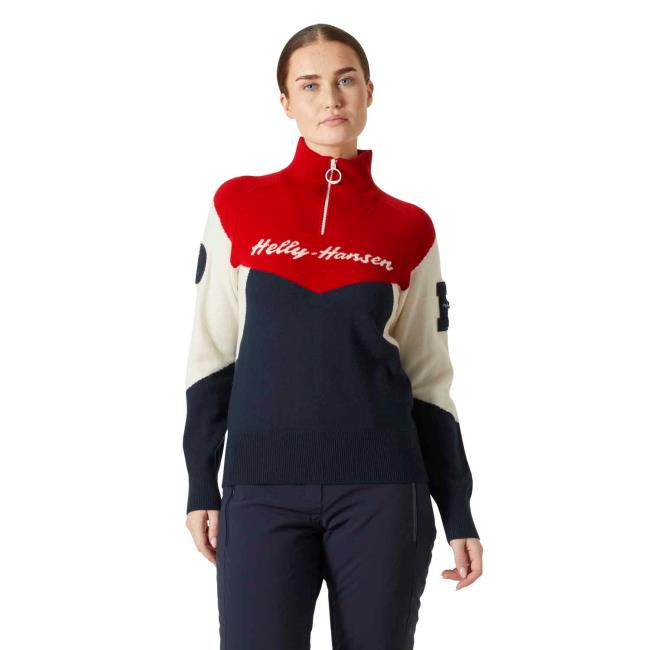 Helly Hansen W Apres Knitted Swea Navy