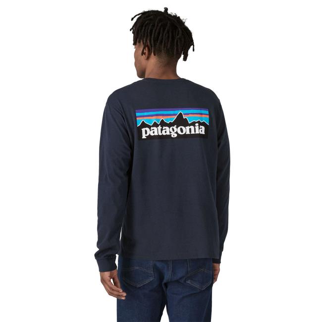 Camiseta Patagonia Ls P-6 Logo Responsibili-tee