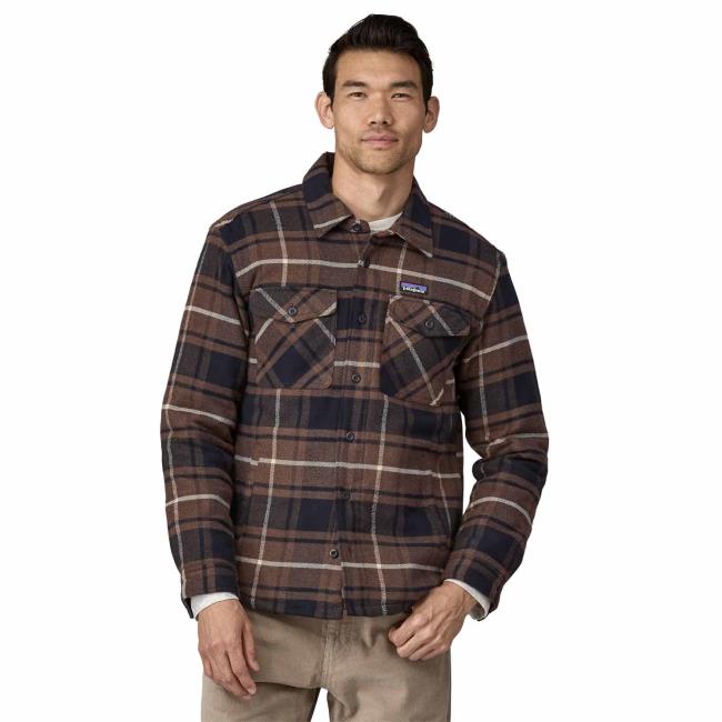 Patagonia Ms Lw Insulated Fjord Flannel Shirt Outd
