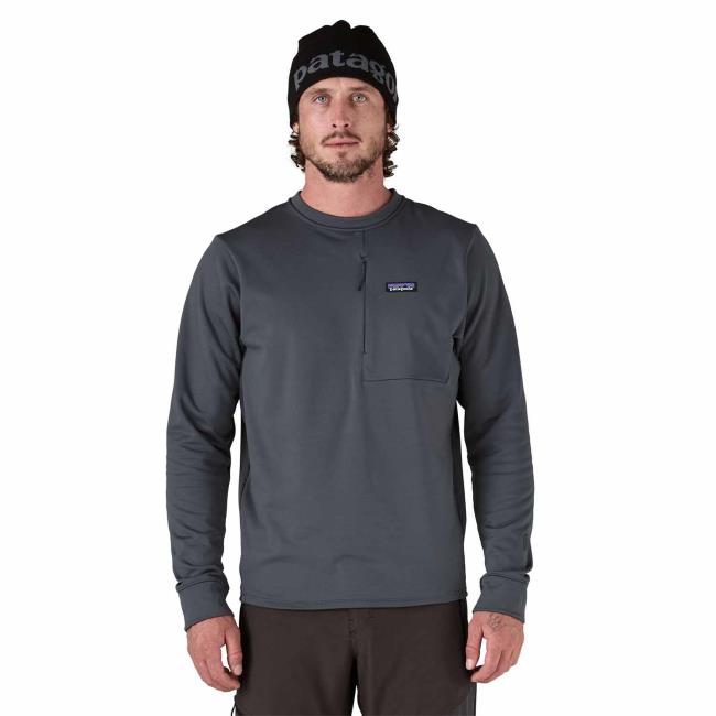 patagonia MS R1 THERMAL CREW Smolder Blue