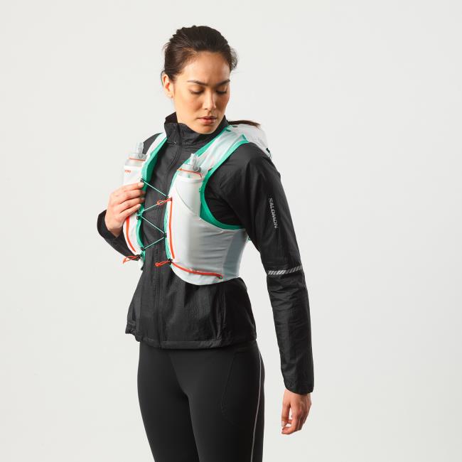Vesta salomon ADV SKIN 12 SET WHITE/Electric Green