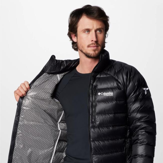 Jas Columbia Arctic Crest Down Jkt Black