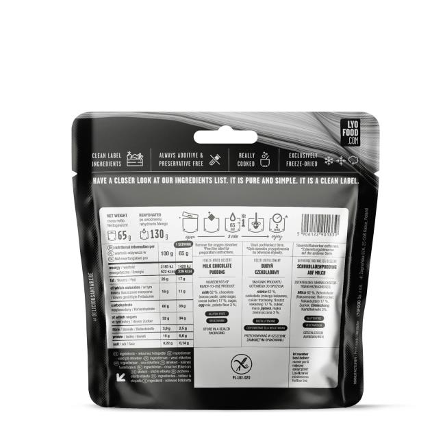  lyofood Pudding Chocolate 65g